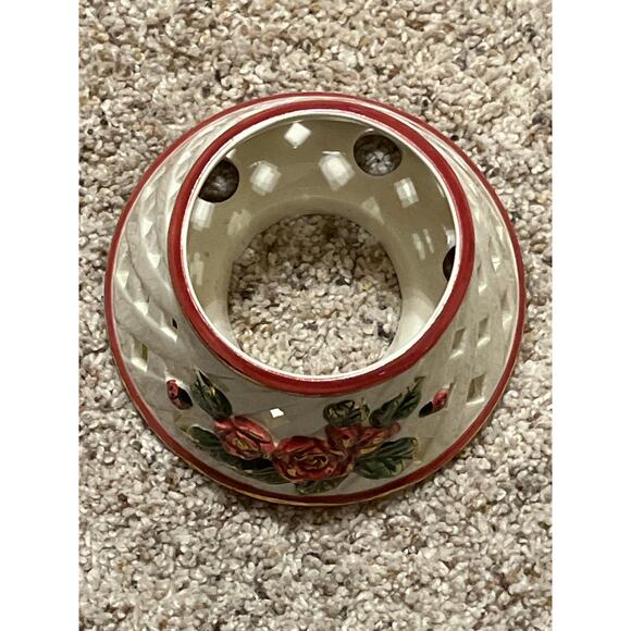 Kimberly Designs Votive Candle Shade Topper 2001 Flower Tea Light - Picture 5 of 5